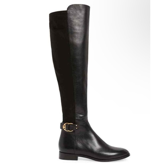 Tory Burch Shoes - Tory‎ Burch Marsden Over the Knee Leather Riding Boot Sz 8 $585